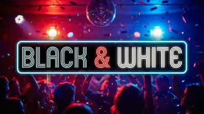 Black and white chueca